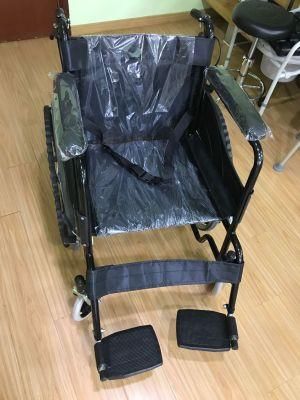 New Promotion Steel Manual Wheelchair with Cheapest Price 31USD!