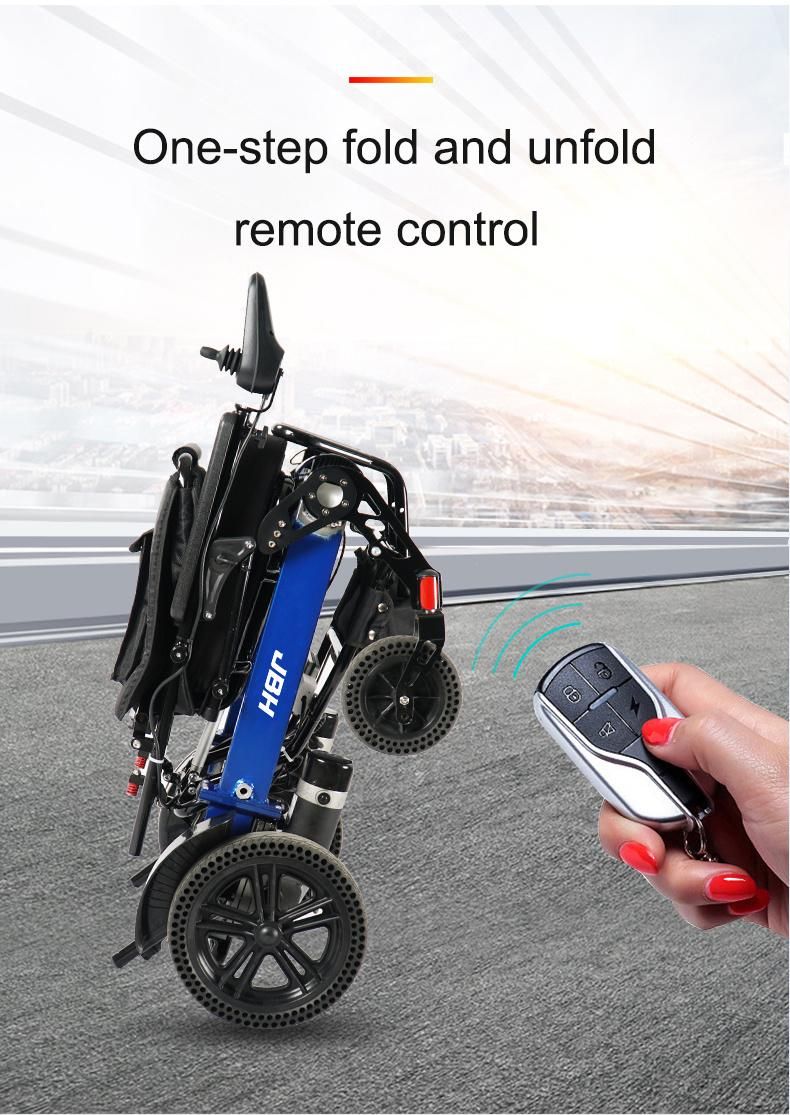 Folding Powered Electric Wheelchair for Travel