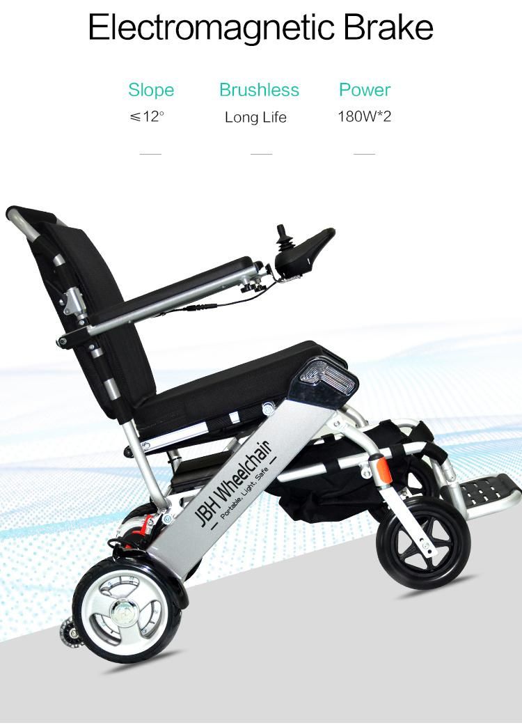 Wholesale Small Lightweight Folding Electric Wheelchair with Lithium Battery