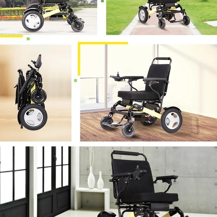 Very Lightweight Folding Electric Li-ion Wheelchair for Cerebral Palsy