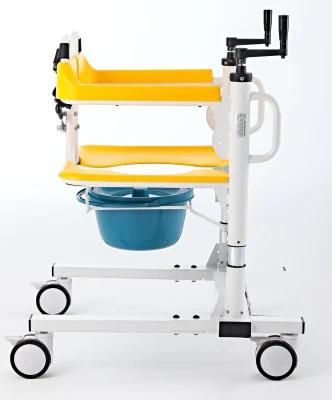 Mn-Ywj001 Patient Moving Transfer Chair for Elderly Disabled Patient Lift