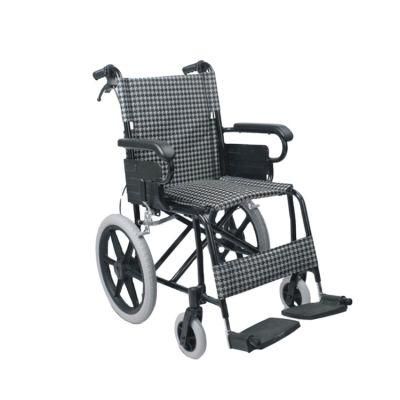 Rehabilitation Product Manual Aluminum Wheelchair for The Disabled