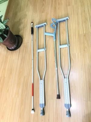 Standard Packing Brother Medical 121X33X29cm Disabled Walking Aluminum Crutch with CE