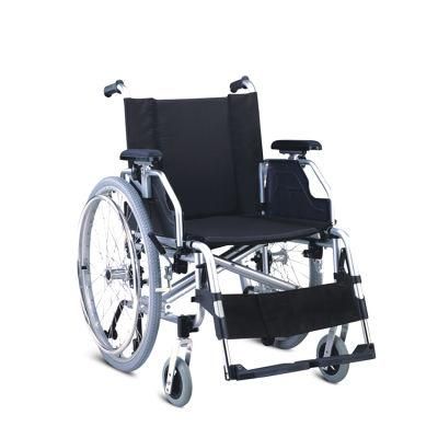 Manual Light Weight Aluminum Wheelchair for Elderly and Disabled
