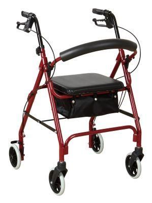 2021 Pediatric for Adults Brother Medical China Rollator Chair Disabled Seat Walker