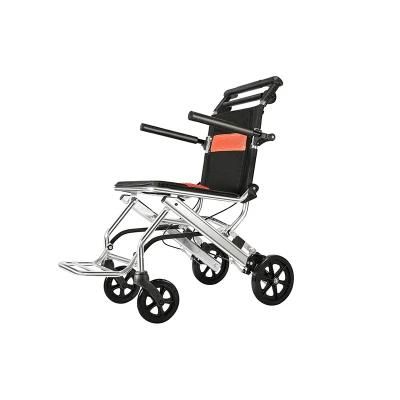 Foldable Lightweight Transfer Transit Transport Wheel Chair for Elderly People