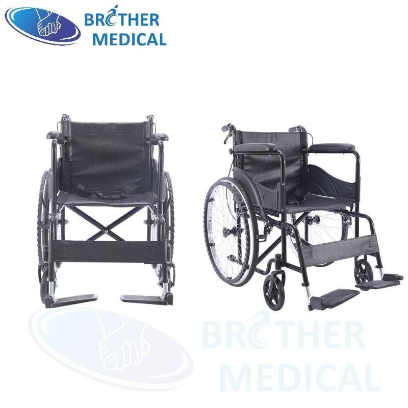 Lightweight Leisure Manual Aluminum Rehabilitation Therapy Supplies Wheelchair