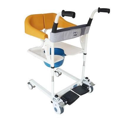 Top1 Transfer Transport Chair with Commode Wheelchair Mobil Used for People