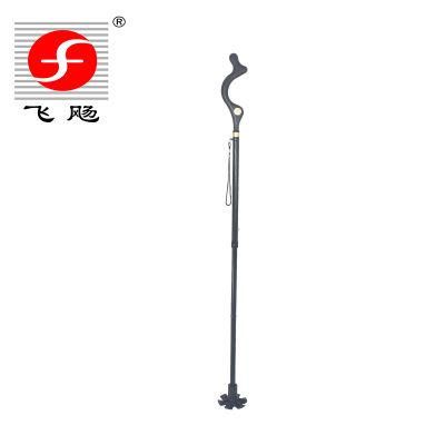 Medical Adjustable Aluminum Forearm Walking Ultra-Light Elbow Crutches for Elderly People Folding Cane