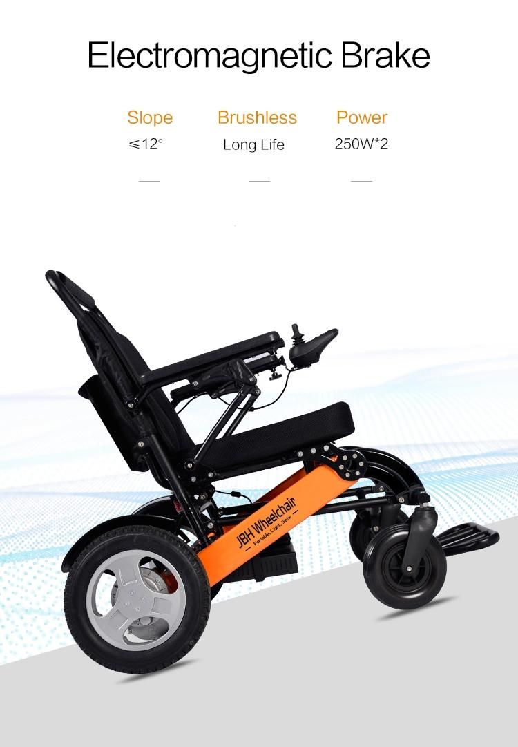 USA Hot Selling Aluminium Power Folding Wheelchair Factory Supply