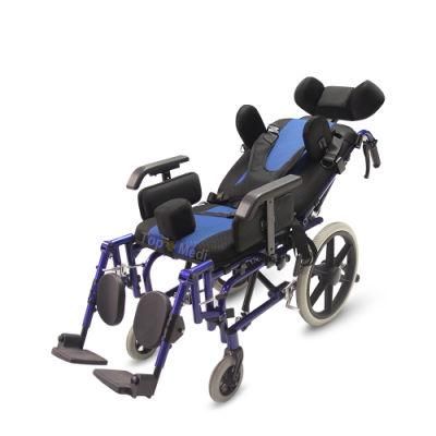 High Back Reclining Pediatric Cerebral Palsy Children Wheelchair