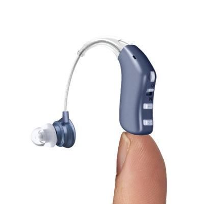 New Earsmate Mini Behind The Ear Rechargeable Hearing Aids for Seniors with Noise Cancellation Sound Amplifier Devices G28X