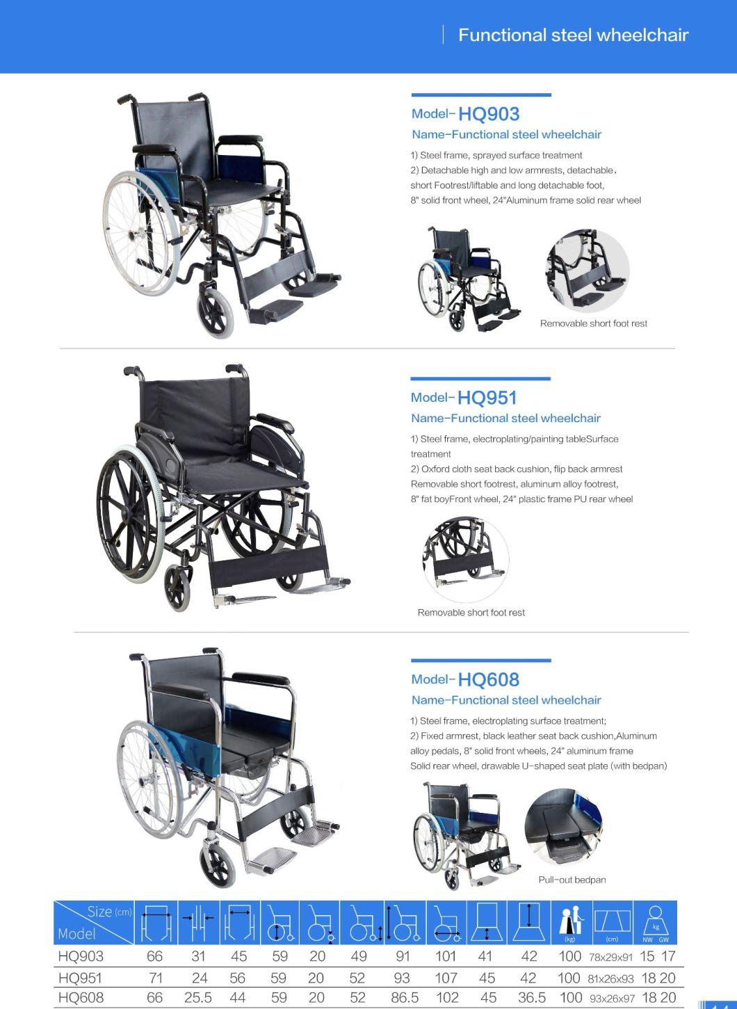 Folding Wheel Chair for Physically Handicapped People 1
