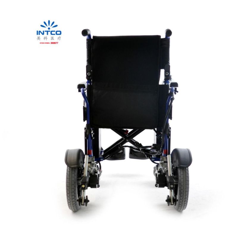 Aluminum Easy Folding Electric Wheelchair with Two Batteries