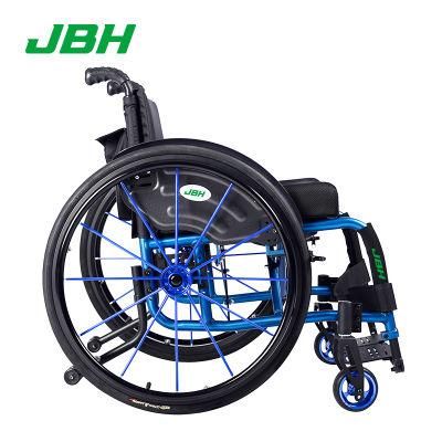 New Style Lightweight Aluminum Frame Folding Sports Wheelchair