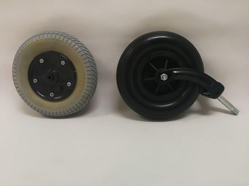 Spoke Wheel with Hand Rim for Manual Wheelchairs.
