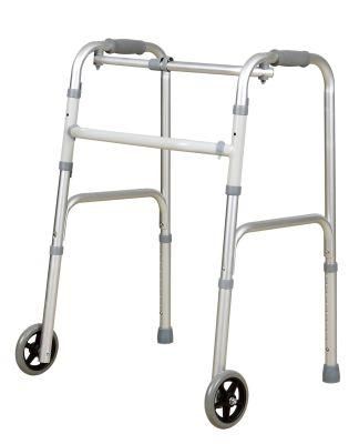 Customized Brother Medical Walking Cane Cerebral Palsy Children Wheelchair Rollator Foldable Walker with ISO OEM Bme811