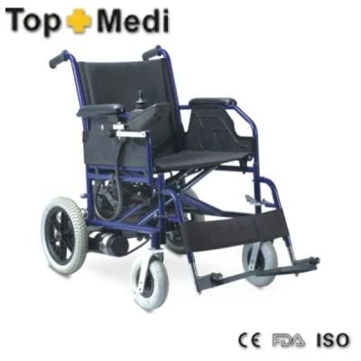 Topmedi Economic Cheap Steel Power Electric Wheelchair for Hospital Use