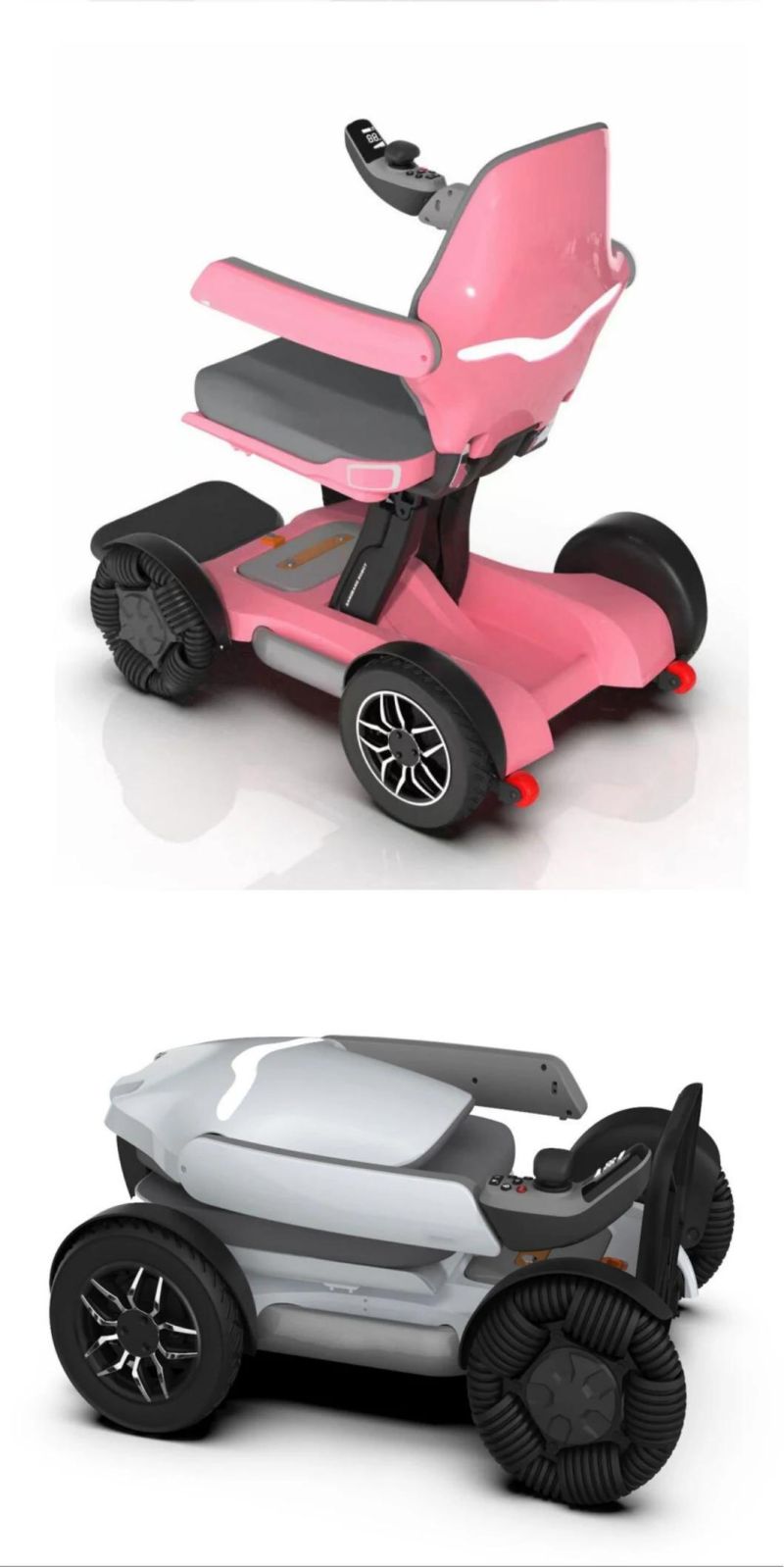 360 Turning Wheels Disabled Wheel Chair Limited Space Using Electric Scooter Mobility