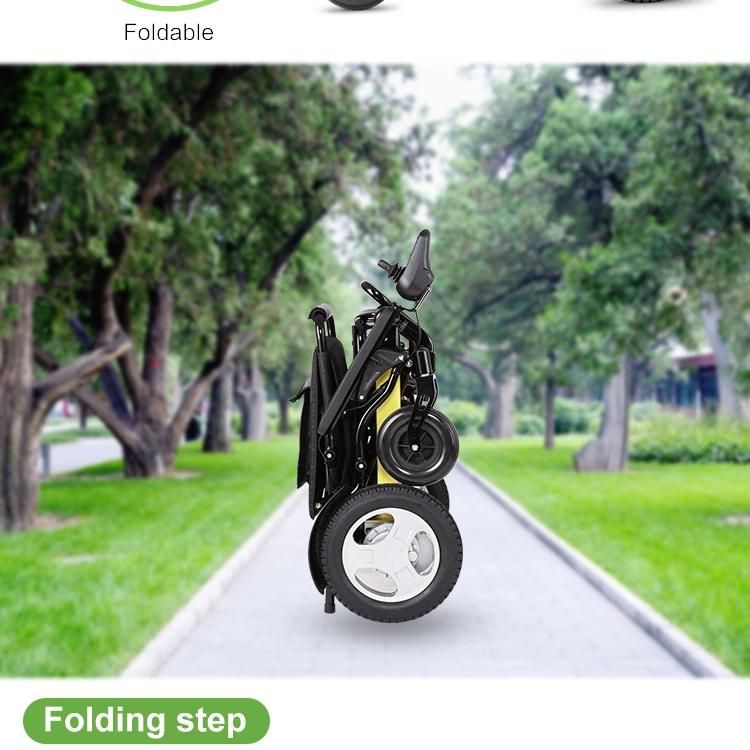 Very Lightweight Folding Electric Li-ion Wheelchair for Cerebral Palsy