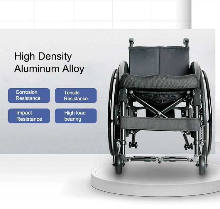 Leisure Sport Wheelchair Folding Light Portable Manual Wheelchair CE Certificated