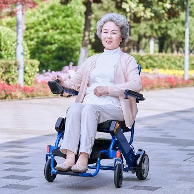 Smart Ultra Light Folding Electric Wheelchair for Elderly