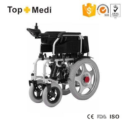 Folding Wheelchair Motorized Electric Used with Joystick Controller for Electric Wheelchair