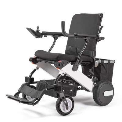 10 Inch Rears Lightweight Power Folding Electric Wheelchair