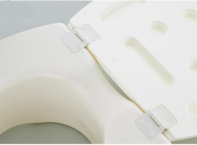 Commode Chair - Raised Toilet Seat with Armrest, White 2"/4"/6"-Inches