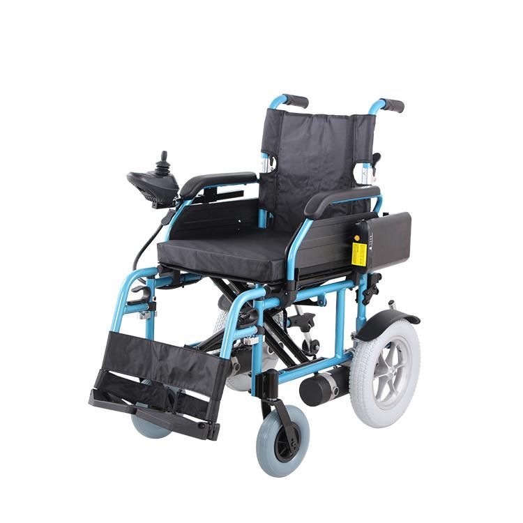 Topmedi Medical Equipment Lithium Battery Aluminum Electric Power Wheelchair