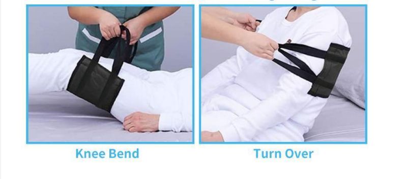Padded Bed Transfer Sling for Patient Gait Belt Transfer