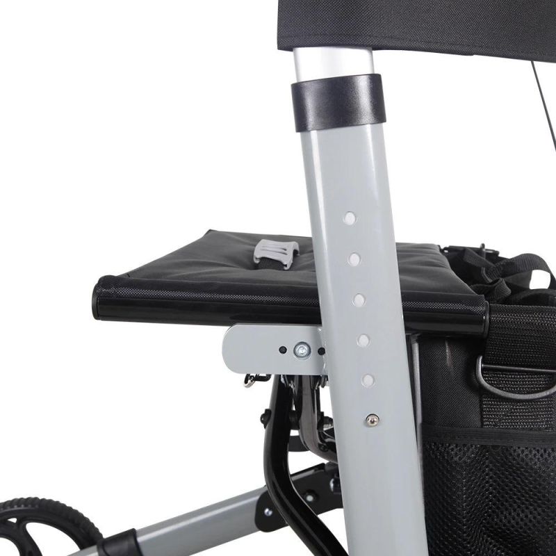 Health Care Lightweight Mobility Upright Walking Aids Rollator with Seat for Person