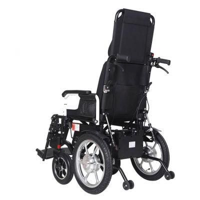 Medical Hot Selling Electric Travel Wheelchair for The Elderly Light Folding Electric Wheelchair