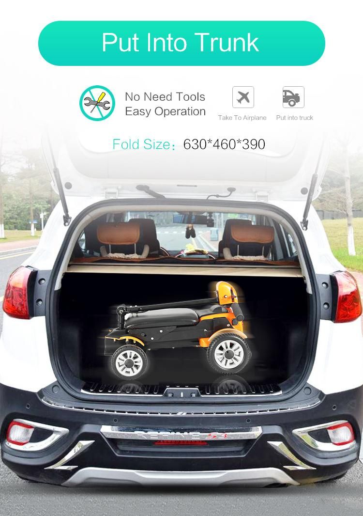 Telescopic Fold and Unfold, Compact Travel Electric Scooter, Ce, FDA