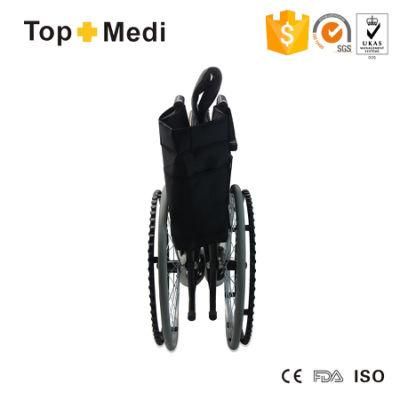 Topmedi 100kg 1PCS/CTN 80X28X89cm, N. W. /G. W.: 17.9kg/20.4kg Wheel Chairs Steel Wheelchair