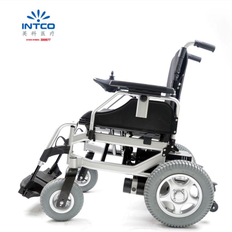 Mobility Aids Aluminum Folding Power/Eletric Wheelchair for Disabled People