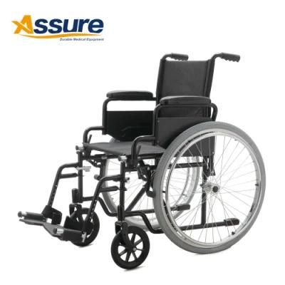 Jg802e-35 Folding Wheelchair Stainless Steel Wheelchairs Medical Wheelchair