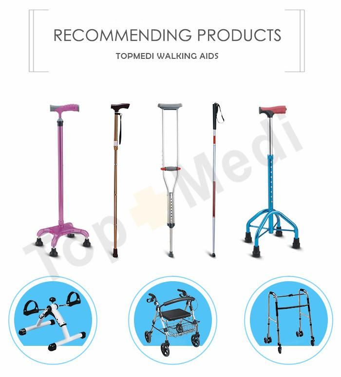 Topmedi Medical Health Foldable Aluminum Children Walker Walking Aids with Wheels