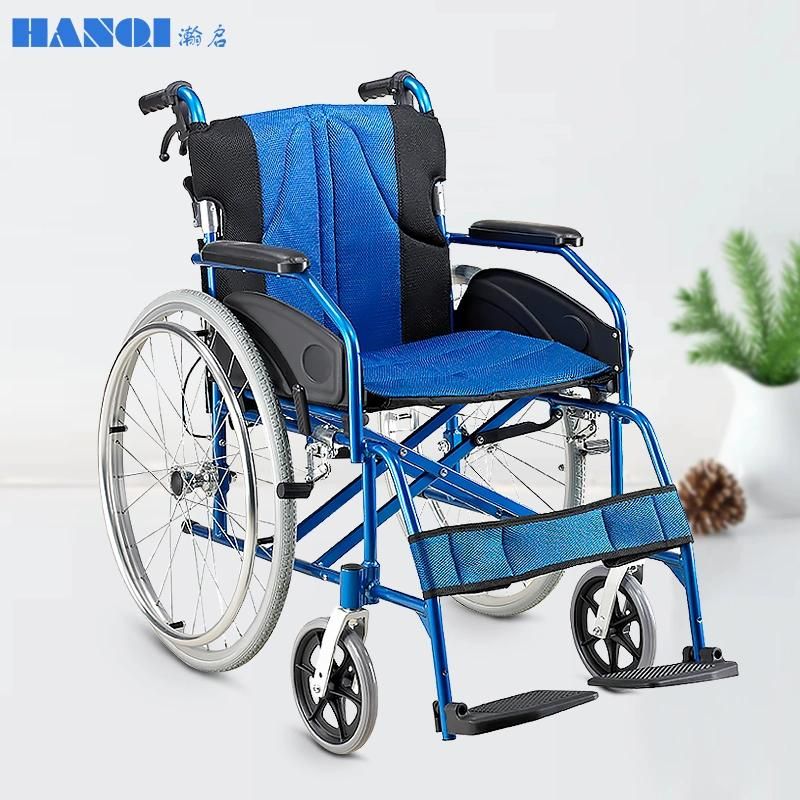 Hq868L High Quality Homecare Manual Lightweight Fordable Wheelchair