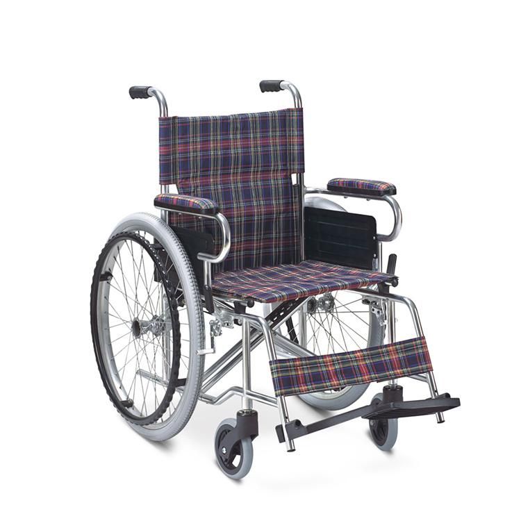 Handicapped Lightweight Folding Aluminum Manual Wheelchair