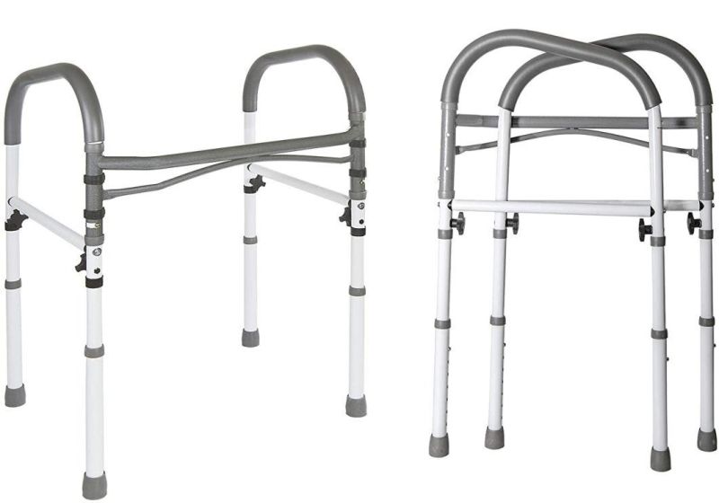 Commode Chair- Bathroom Safety Toilet Rail, Adjustable Toilet Safety Frame-Commode Chair