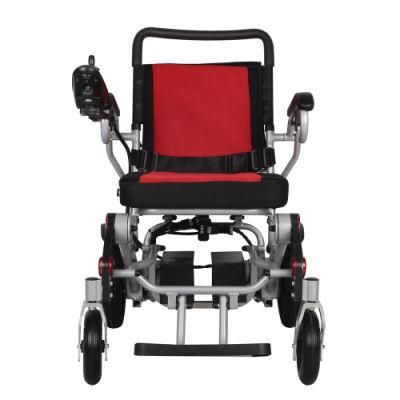 Hot Sale Portable Light Weight Handicapped Folding Electric Power Wheelchair