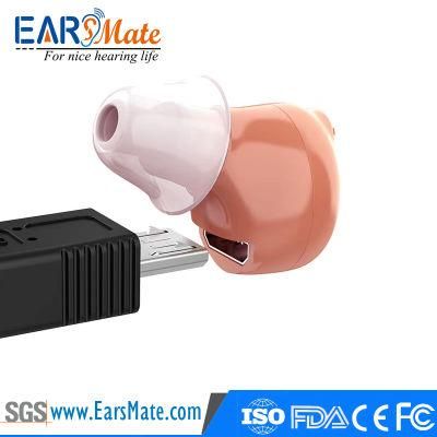 in Ear Hearing Aid Aids for Elderly Hearing Loss Portable Analog Hearing Amplifier by Earsmate