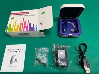 Best Seller Resistant Powderful Battery Bluetooth Rechargeable Bte Hearing Aid Prices