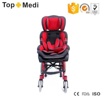 Reclining Cerebral Palsy Children Aluminum Manual Wheelchair