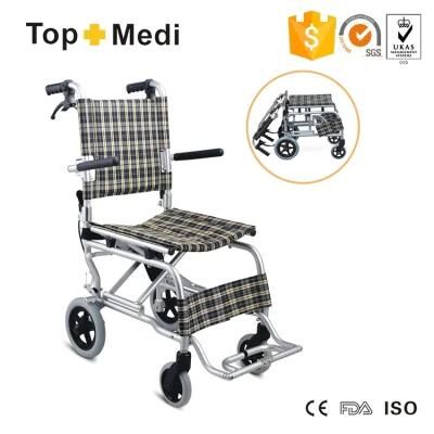 Airportwheelchair/ Tranist Lightweight Wheelchair with Aluminum Frame