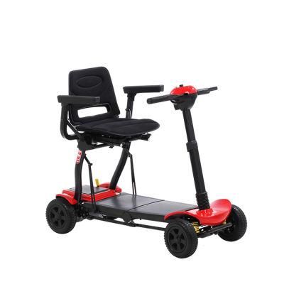 Topmedi Hotsales Full Automatic Remote Control Mobility Scooter with Four Wheels for Handicapped