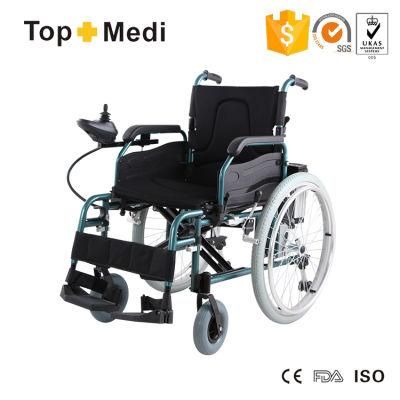 Medical Equipment Manual Electric Folding Wheelchair with Pg Controller