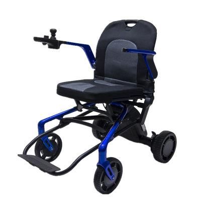 100kg Loading Magnesium Ultra Light Folding Power Wheelchair