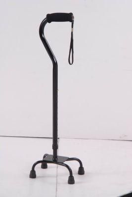 Big Small Base Quad Cane Walking Stick Aids Height Adjustable Aluminium